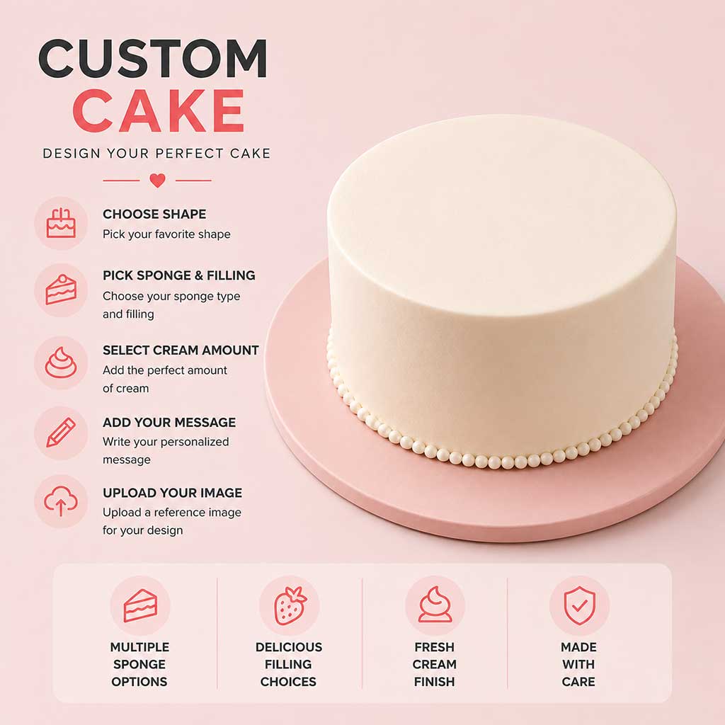 Custom Cream Cake